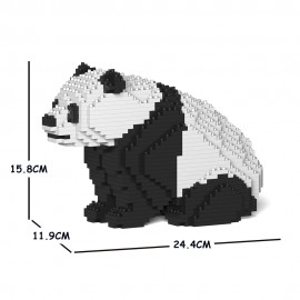 Panda accroupi