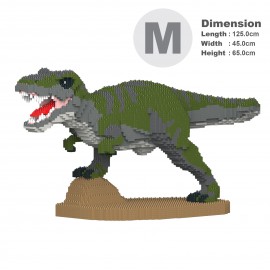 T-Rex furieux vert grande taille