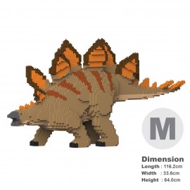 Stégosaure marron grande taille