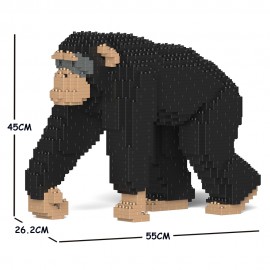 Chimpanzé qui marche grande taille